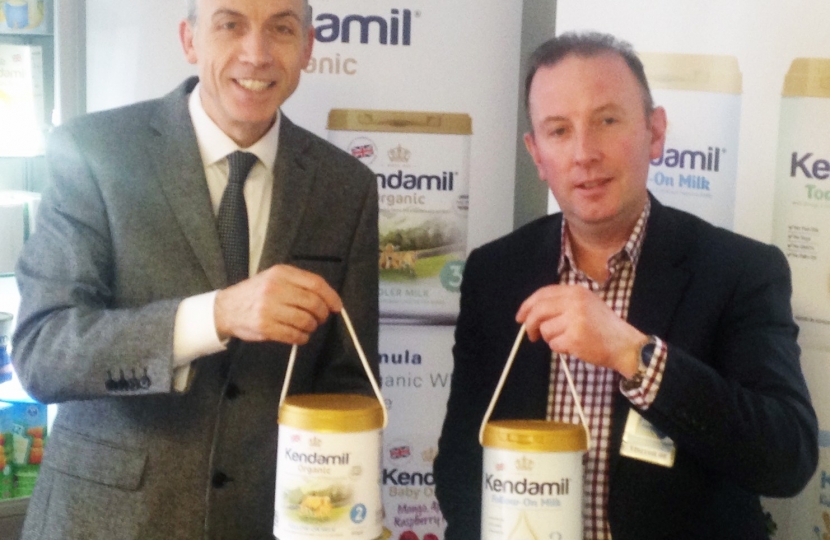 Ross McMahon and Cllr James Airey