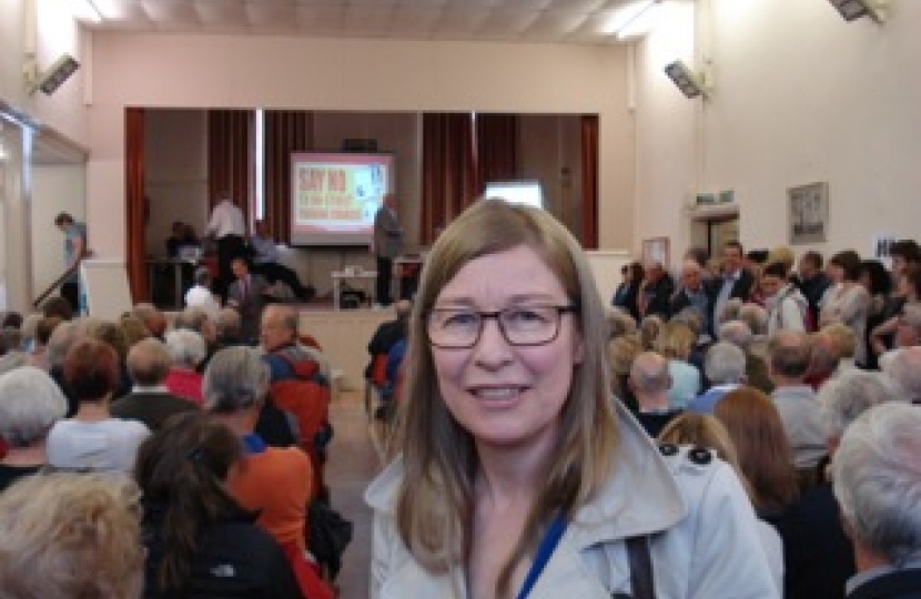Dr Ann Myatt at the Community Meeting