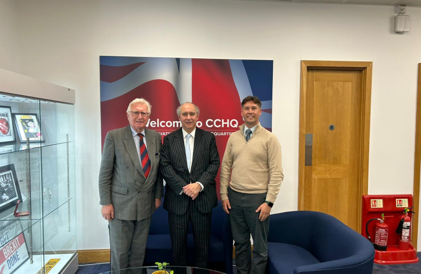 With Lord Dominic Johnston
