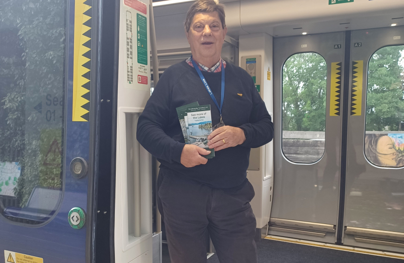 Mike Nicholson at Windermere Station