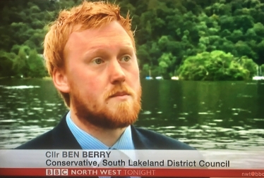 Cllr Ben Berry appeared on BBC Northwest Tonight last month