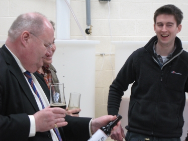 Eric Pickles MP & Andrew Carter from the Fell Brewery