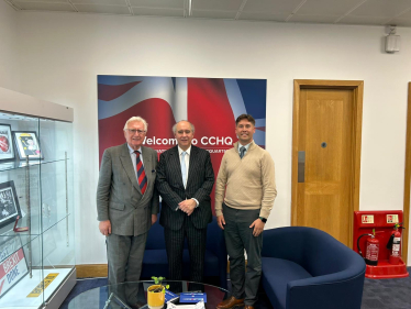 With Lord Dominic Johnston